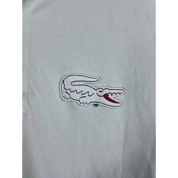Lacoste Mens Size 6 Short Sleeve Polo Shirt Light Green *Flaws - Picture 10 of 12
